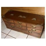 MLC424-Fabulous 8-Drawer Solid Wood Jewelry Cabinet & Costume Jewelry & More