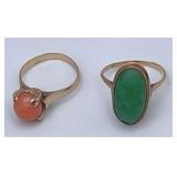 MLC427-Pair Of 18k Gold Rings