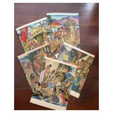 MHT082- Vintage 1951 Matson Lines Dinner Menu - Five Menus