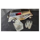 MHT100 - Vintage Rolls Royce Mysical Whiskey Decanter Set