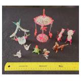 MHT108 - Vintage Miniature Hand-blown Glass Figurines