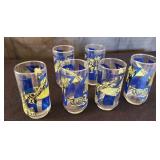 MHT111 - Set of Six Vintage Coca-Cola Heritage Collector Series 1776 Bicentennial Glasses 