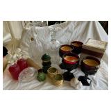 MHT155- Vintage Apothecary Decanters 