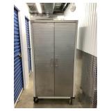 HTS007 Seville Metal Storage Cabinet On Wheels