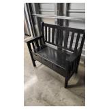 HTS015 - Wooden Bench For Two