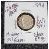 HTS244 - Five Roosevelt DIMES