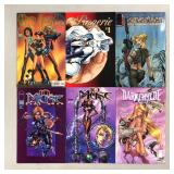 HTS254 - 6 MODERN AGE COMIC BOOKS LADY DEATH 10TH MUSE AND MORE