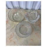 HTS420- Vintage Crystal Bowls