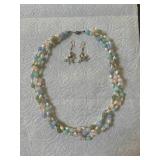 HTS440- Costume Jewelry Necklace & Earring Set