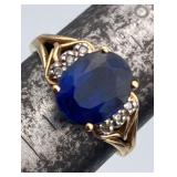 HTS704-Beautiful 14k Kyanite Ring
