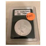 HTS278 1982 Silver Eagle Monex Coin