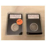 HTS281 1904 Haiti Coin & 1921 Philippines Silver Coin