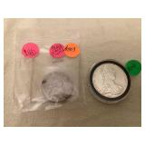 HTS283 1780 Austrian Coin & 1817 Poland Coin/Pin