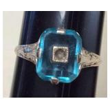 HTS482 14K Aquamarine Ring