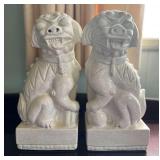 WHT045- White Foo Dogs