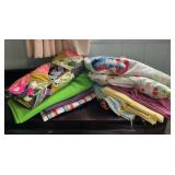 WHT054- Hand Crafted Quilts & Fabric Lot