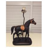 MCT016 Leather Horse Table Lamp