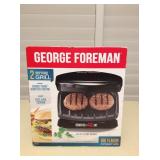 MCT026 George Foreman 2 Serving Grill New