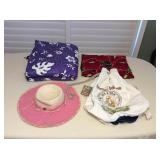 MCT039 Tommy Bahama Beach Bag, Betsey Johnson Straw Hat, Pareo & Hawaiian Print Sleeping Bag