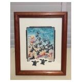 MCT066 Framed “Green Turtle Hatchlings" Picture By Sherry Vintson