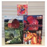 MCT154 Five Vintage Jigsaw Puzzles New 