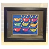 MCT169 Framed “A School Of Golfin’ Fish” By Cindy Coats Picture