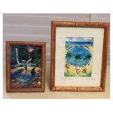 MCT174 Two Framed Hawaiian Seascape Pictures