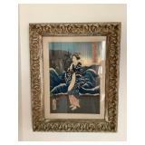 WWS010 Original Framed Japanese Block Print