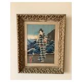 WWS012 Original Framed Japanese Block Print