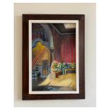 WWS026- Framed Acrylic Painting 