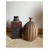 WWS029- (2) Ornate Vases