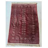 WWS057- Vintage Hand Knotted Tassle Floor Rug