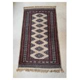 WWS058- Vintage Hand Knotted Tassel Floor Rug 