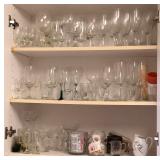 WWS070 - 70+ PIECES OF GLASSWARE
