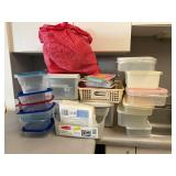 WWS112- Storage Containers & Assorted Napkins