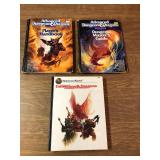 SJP089 Three Vintage Hardcover Dungeons & Dragons Guide Books