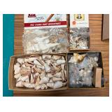 SJP106- Assorted Shells In Vintage Cigar Boxes