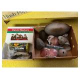 SJP185- Box Of Shells, Rocks & Minerals