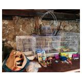 SJP236 - Bird Cages, Accessories and Toys Lot