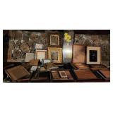 SJP238 - Large Lot of Assorted Picture Frames - Many Sizes and Styles