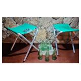 SJP247 - Pair Of Folding Camping Stools+