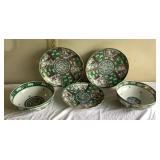 SJP506 Gold Imari Serving Dishes 