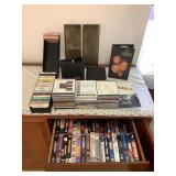 SJP511 Various CD’s, VHS & Cassette Tapes