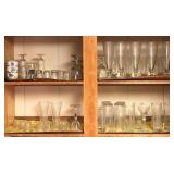 SJP515 - 49 PIECES OF GLASSWARE AND MORE