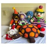 SJP527- Vintage Hand Made Crotchet Dolls