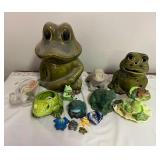 SJP529- Decorative Ceramic Toads 