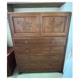 SJP558- Vintage Oriental Wooden Dresser