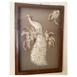 SJP568 Shell Peacock Art