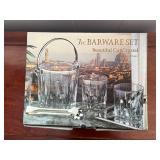 SJP616- (7)Piece Cut Crystal Barware Set