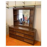 SJP619 Chest Of Drawers With Mirror & Shelving